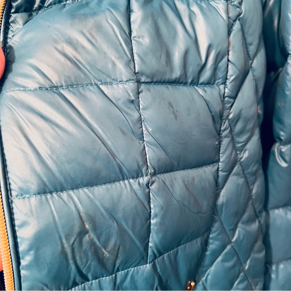 Michael Kors Peacock Blue Down Jacket size M - Picture 6 of 9